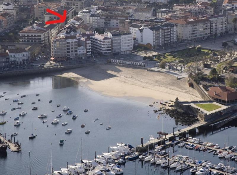 Apartamento Baiona Centro Al Lado Parador Y Playa Exterior foto